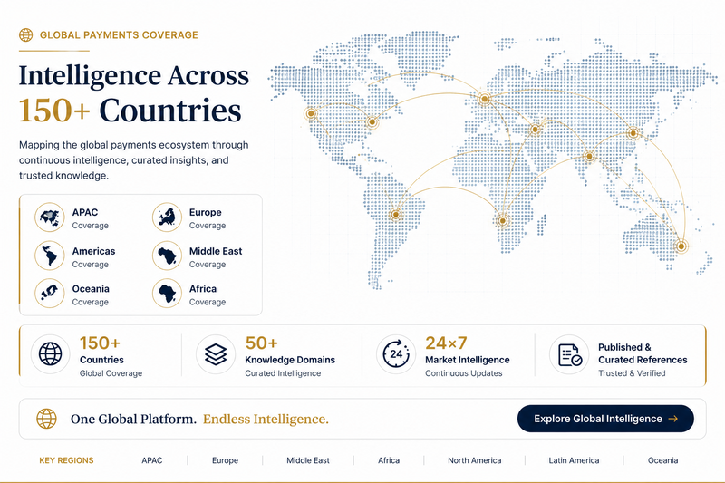 Global Payments Intelligence Repository global payment coverage map